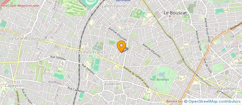 localisation de l'entreprise MONSIEUR PHILIPPE TROHIARD à BORDEAUX