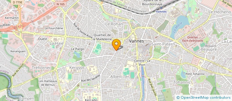 localisation de l'entreprise MONSIEUR PHILIPPE TROTTIER à VANNES