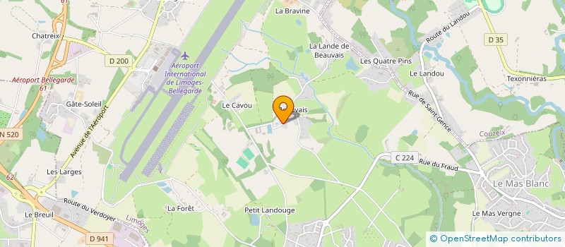 localisation de l'entreprise MONSIEUR PHILIPPE TROUILLAS à LIMOGES