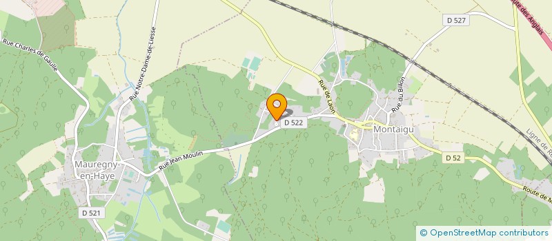 localisation de l'entreprise MONSIEUR PHILIPPE TROUILLE  MONTAIGU