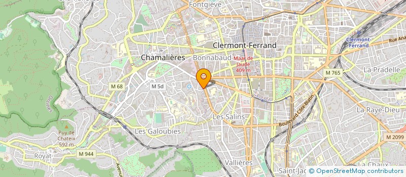 localisation de l'entreprise MONSIEUR PHILIPPE TROUVE à CHAMALIERES