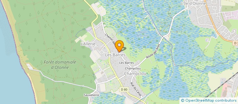 localisation de l'entreprise MONSIEUR PHILIPPE TRUCCOLO  LES SABLES-D'OLONNE