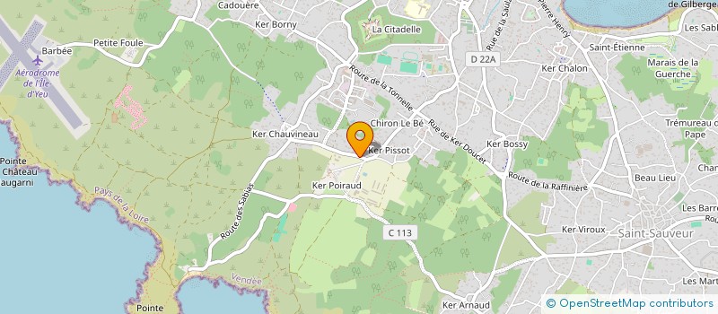 localisation de l'entreprise MONSIEUR PHILIPPE TURBE  L'ILE-D'YEU