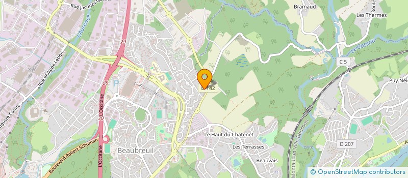 localisation de l'entreprise MONSIEUR PHILIPPE TURBOUST à LIMOGES