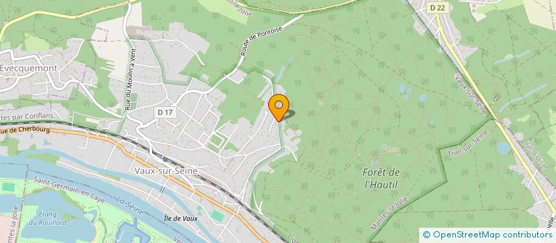 localisation de l'entreprise MONSIEUR PHILIPPE TURMEL  VAUX-SUR-SEINE