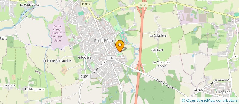 localisation de l'entreprise MONSIEUR PHILIPPE TURMEL  PONT-PEAN