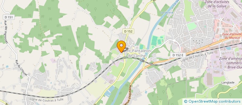 localisation de l'entreprise MONSIEUR PHILIPPE TYSSIER  SAINT-PANTALEON-DE-LARCHE