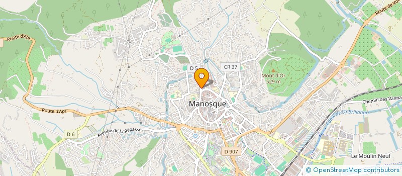 localisation de l'entreprise MONSIEUR PHILIPPE UBAUD à MANOSQUE