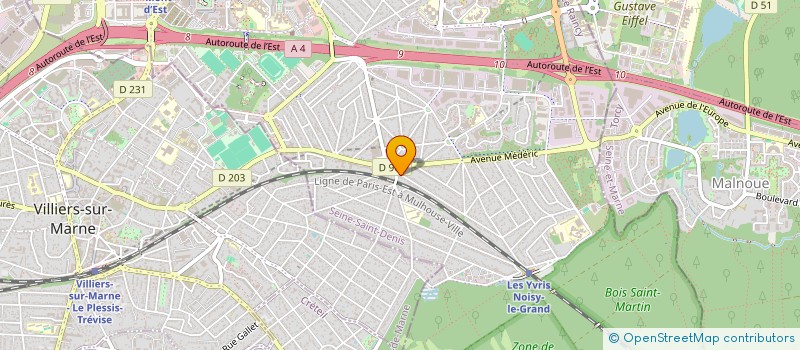 localisation de l'entreprise MONSIEUR PHILIPPE UBEDA  NOISY-LE-GRAND