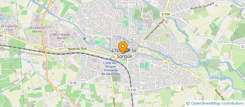 localisation de l'entreprise MONSIEUR PHILIPPE UDINO  L ISLE SUR LA SORGUE