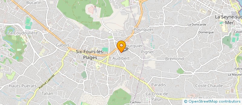 localisation de l'entreprise MONSIEUR PHILIPPE UGGERI à SIX-FOURS-LES-PLAGES