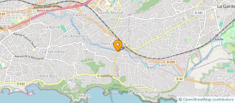 localisation de l'entreprise MONSIEUR PHILIPPE UNIA  TOULON