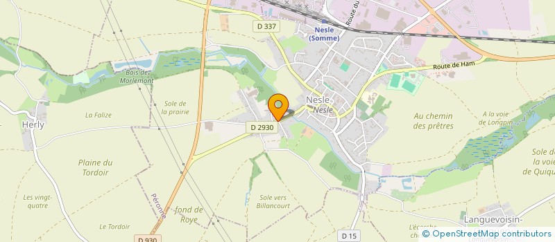 localisation de l'entreprise MONSIEUR PHILIPPE URBANIAK  NESLE