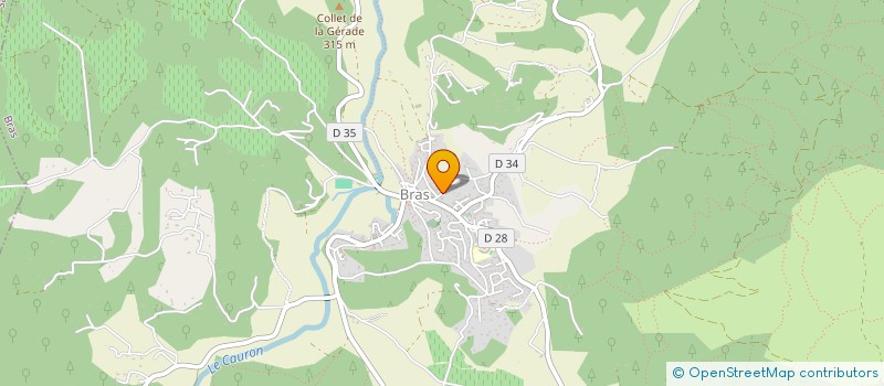 localisation de l'entreprise MONSIEUR PHILIPPE VABRE-JUTEAU  BRAS