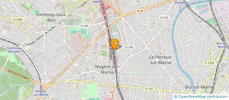 localisation de l'entreprise MONSIEUR PHILIPPE VACCARD à LE PERREUX-SUR-MARNE