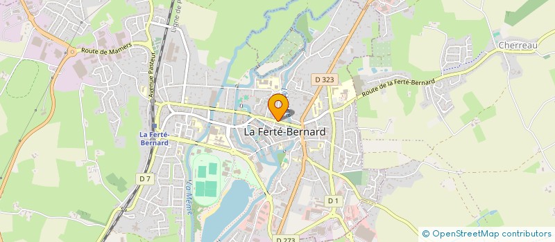 localisation de l'entreprise MONSIEUR PHILIPPE VADE à LA FERTE-BERNARD