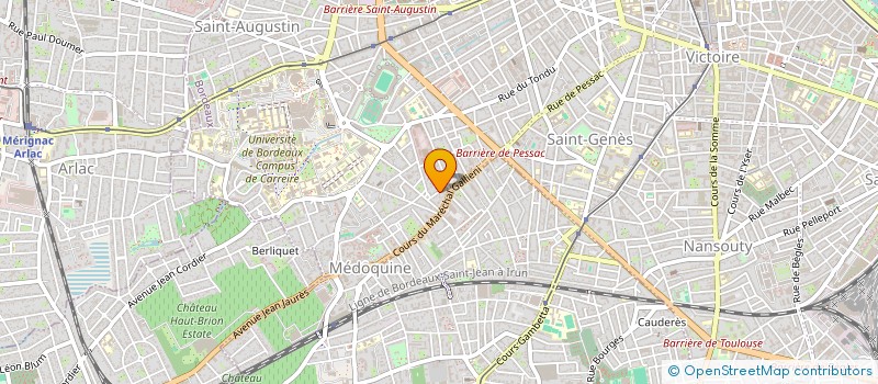 localisation de l'entreprise MONSIEUR PHILIPPE VADILLO  BORDEAUX