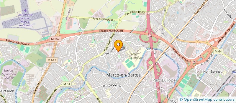 localisation de l'entreprise MONSIEUR PHILIPPE VAESKEN à MARCQ-EN-BARŒUL