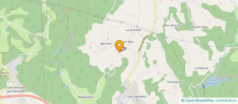 localisation de l'entreprise MONSIEUR PHILIPPE VALADE  SAINTE FEREOLE