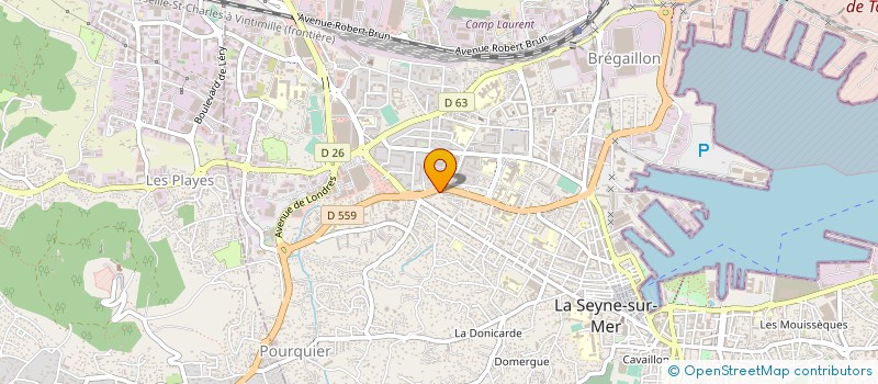 localisation de l'entreprise MONSIEUR PHILIPPE VALENTIN à LA SEYNE-SUR-MER
