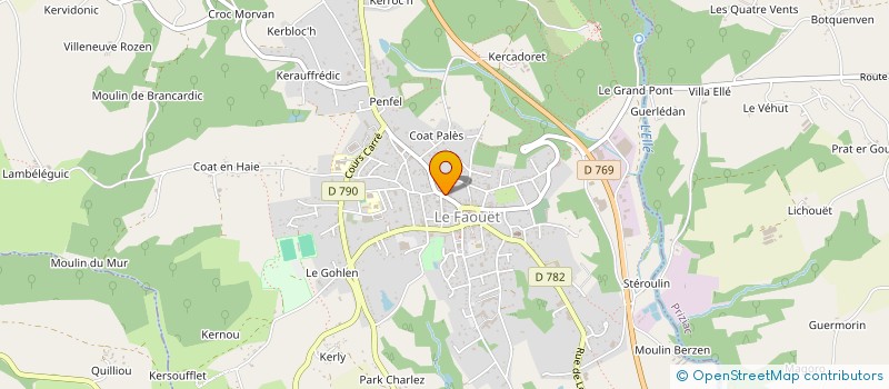 localisation de l'entreprise MONSIEUR PHILIPPE VALERA à LE FAOUET
