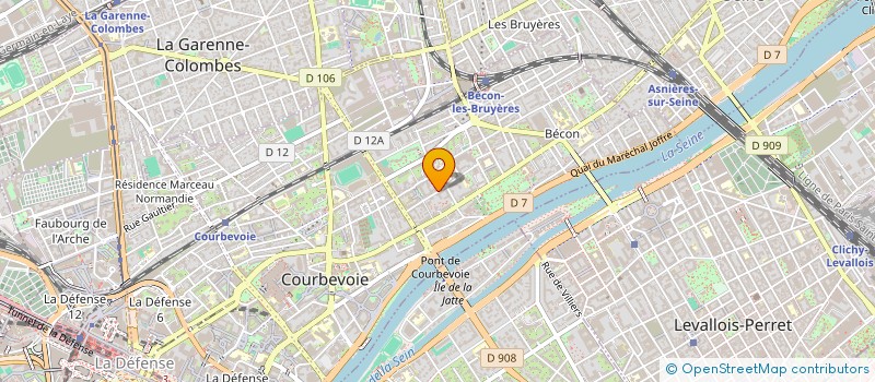 localisation de l'entreprise MONSIEUR PHILIPPE VALERIOLA à COURBEVOIE