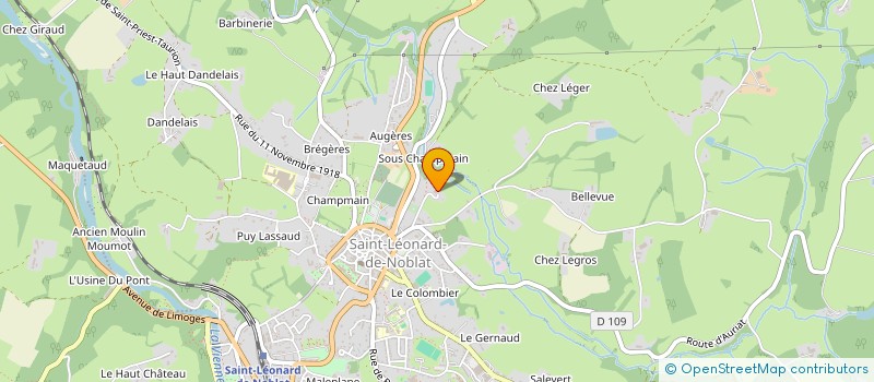 localisation de l'entreprise MONSIEUR PHILIPPE VALIERE-VIALEIX à SAINT-LEONARD-DE-NOBLAT