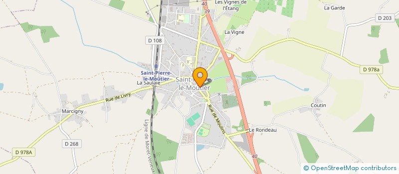 localisation de l'entreprise MONSIEUR PHILIPPE VALIGNAT à SAINT-PIERRE-LE-MOUTIER