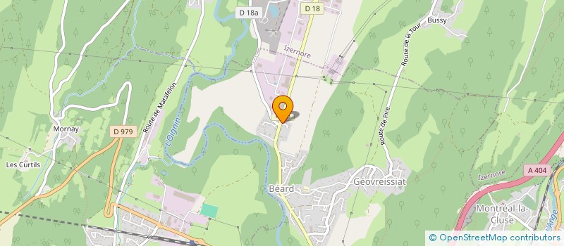 localisation de l'entreprise MONSIEUR PHILIPPE VALIN  BEARD-GEOVREISSIAT