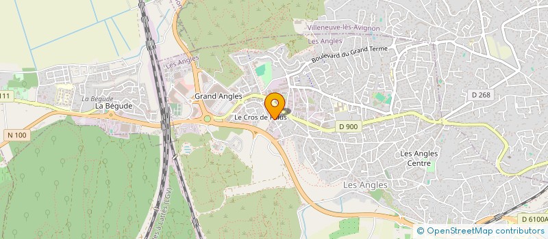 localisation de l'entreprise MONSIEUR PHILIPPE VALLA  LES ANGLES