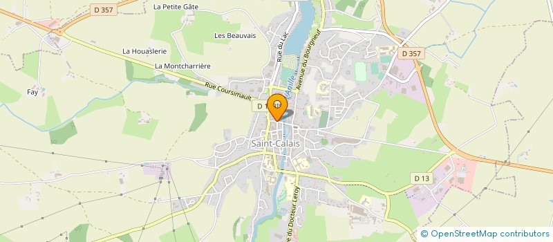 localisation de l'entreprise MONSIEUR PHILIPPE VALLEE à SAINT-CALAIS