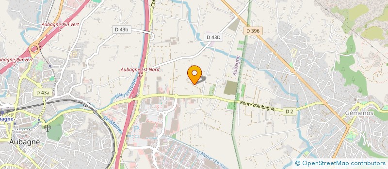 localisation de l'entreprise MONSIEUR PHILIPPE VALLERANT  AUBAGNE