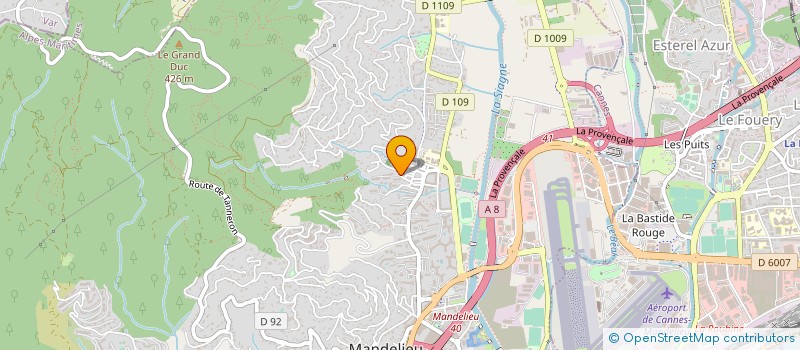 localisation de l'entreprise MONSIEUR PHILIPPE VALLINI  MANDELIEU-LA-NAPOULE