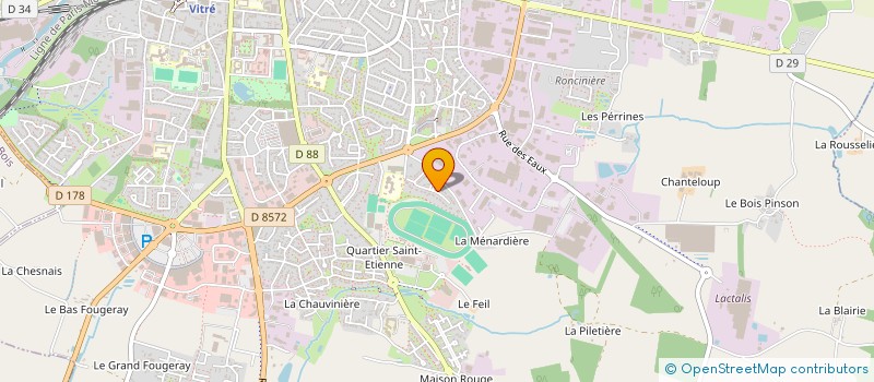 localisation de l'entreprise MONSIEUR PHILIPPE VAN DEN BOOM  VITRE