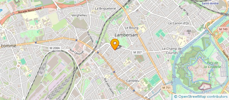 localisation de l'entreprise MONSIEUR PHILIPPE VAN LIEFLAND  LAMBERSART