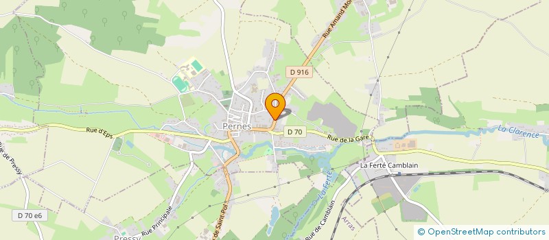 localisation de l'entreprise MONSIEUR PHILIPPE VANAUTRYVE  PERNES