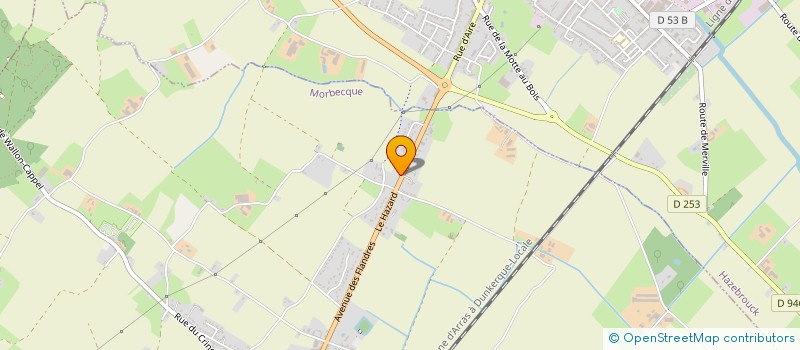 localisation de l'entreprise MONSIEUR PHILIPPE VANDAELE  MORBECQUE