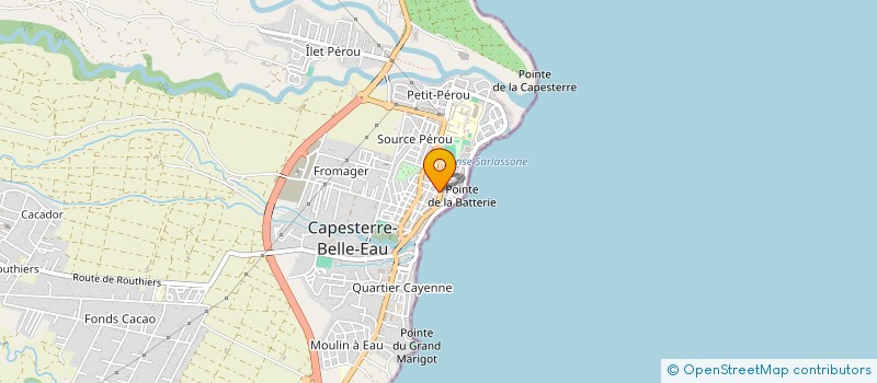 localisation de l'entreprise MONSIEUR PHILIPPE VANDAL à CAPESTERRE-BELLE-EAU