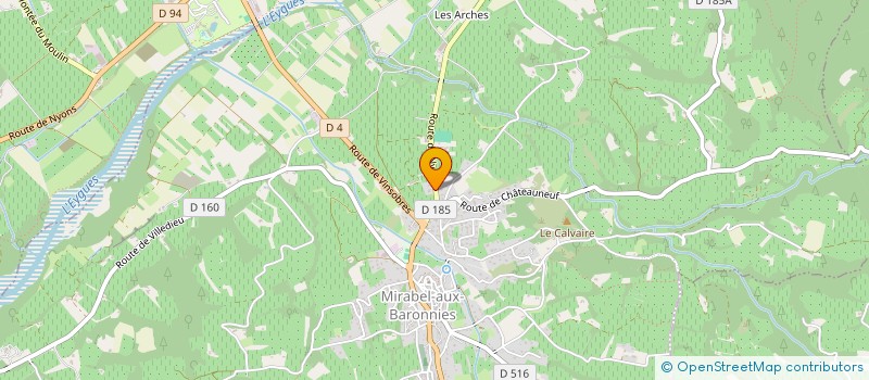 localisation de l'entreprise MONSIEUR PHILIPPE VANDE PITTE  MIRABEL-AUX-BARONNIES