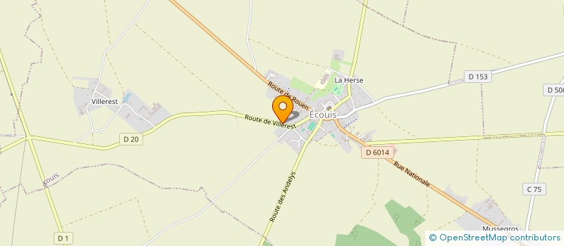 localisation de l'entreprise MONSIEUR PHILIPPE VANDECANDELAERE  ECOUIS