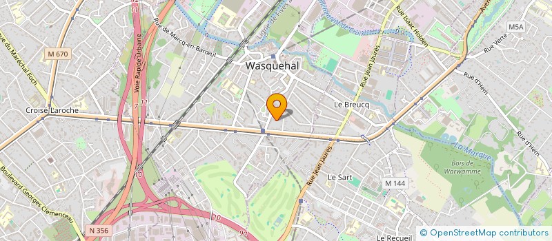 localisation de l'entreprise MONSIEUR PHILIPPE VANDELANNOOTE à WASQUEHAL