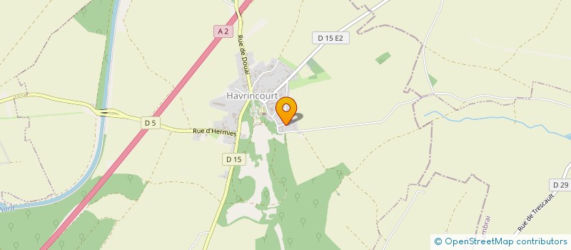 localisation de l'entreprise MONSIEUR PHILIPPE VANDENBAVIERE  HAVRINCOURT
