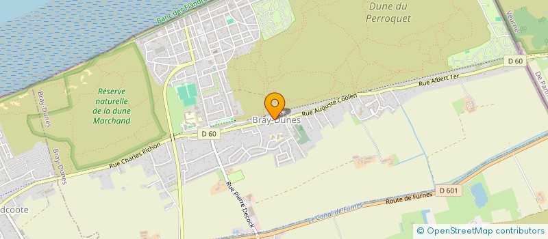 localisation de l'entreprise MONSIEUR PHILIPPE VANDENBILCKE  BRAY-DUNES