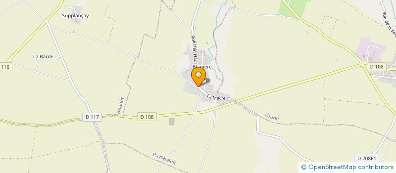 localisation de l'entreprise MONSIEUR PHILIPPE VANDENHECKE  PUYRAVAULT