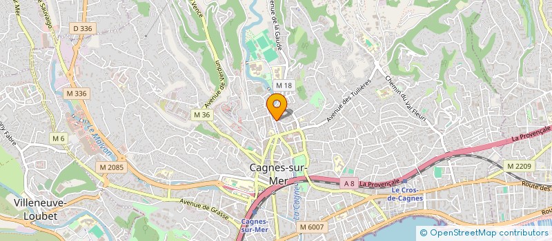 localisation de l'entreprise MONSIEUR PHILIPPE VANDEPUTTE à CAGNES-SUR-MER