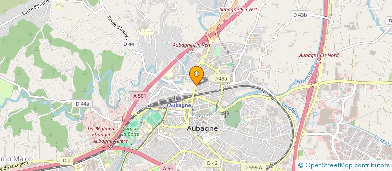 localisation de l'entreprise MONSIEUR PHILIPPE VANHAECKE à AUBAGNE