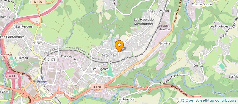 localisation de l'entreprise MONSIEUR PHILIPPE VANHAESEBROUCK  ARGONAY