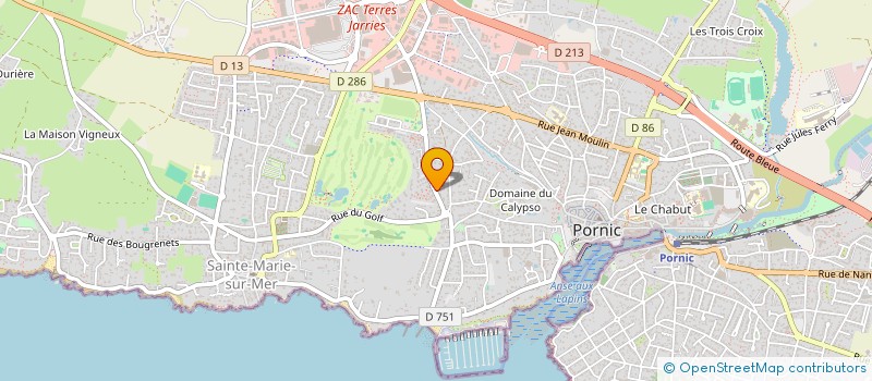 localisation de l'entreprise MONSIEUR PHILIPPE VANHOUTTE à PORNIC