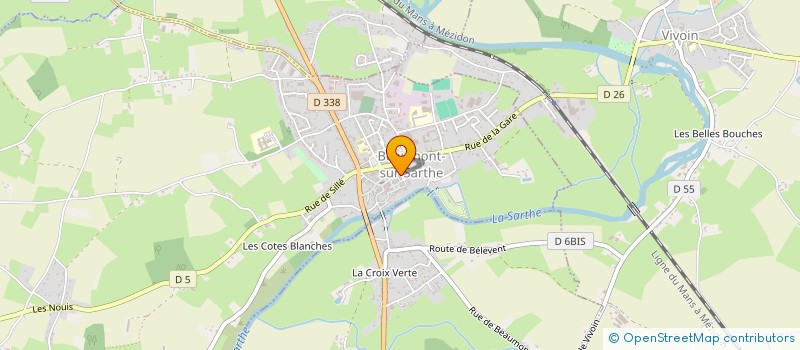 localisation de l'entreprise MONSIEUR PHILIPPE VANNIER  BEAUMONT-SUR-SARTHE