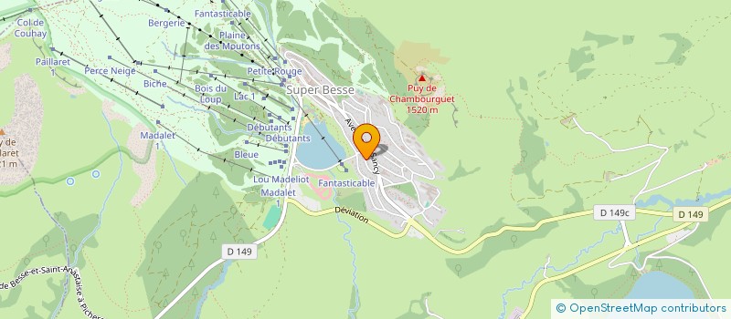 localisation de l'entreprise MONSIEUR PHILIPPE VANTAL  BESSE-ET-SAINT-ANASTAISE